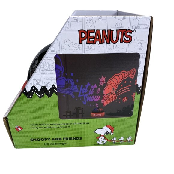 Peanuts Snoopy & Friends Rotating Color Night Light Snoopy Christmas Lamp - Picture 7 of 10